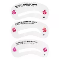 Трафареты для бровей H005-4, 3 формы (02 (05, 07, 08))