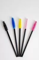 Щеточки упаковка 10 штук (Ворсовые)(Желто-Черные)