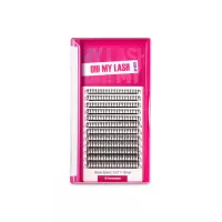 Ресницы черные в пучках OH! MY LASH Spire 12 линий - MIX