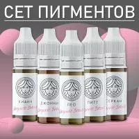 Сет пигментов Face Organic Brows 6мл