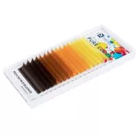 Цветные ресницы Extreme look (Экстрим лук) теплые цвета